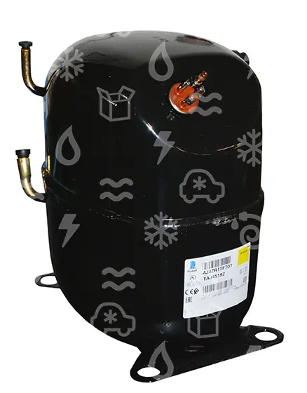kompresor Tecumseh TAJ4519Z, HBP - R404A, 400V, 50 Hz, 3 fáze, pájecí